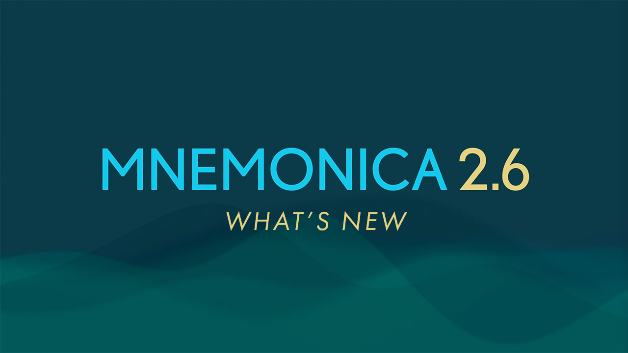 Mnemonica 2.6 What's New