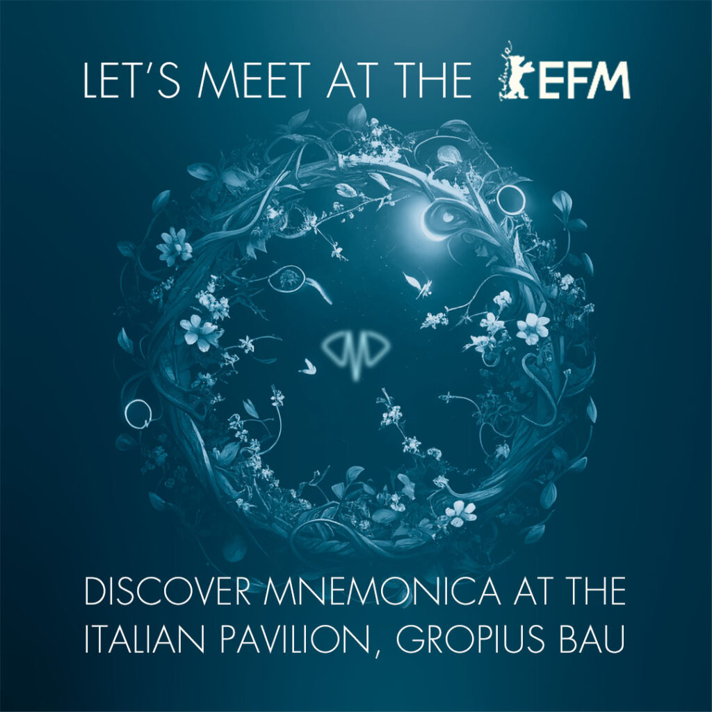 Meet Mnemonica at EFM 2025, Gropius Bau, Italian Pavilion