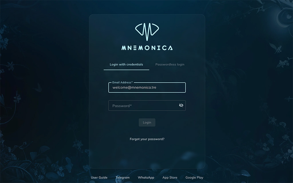 Welcome to Mnemonica TRE